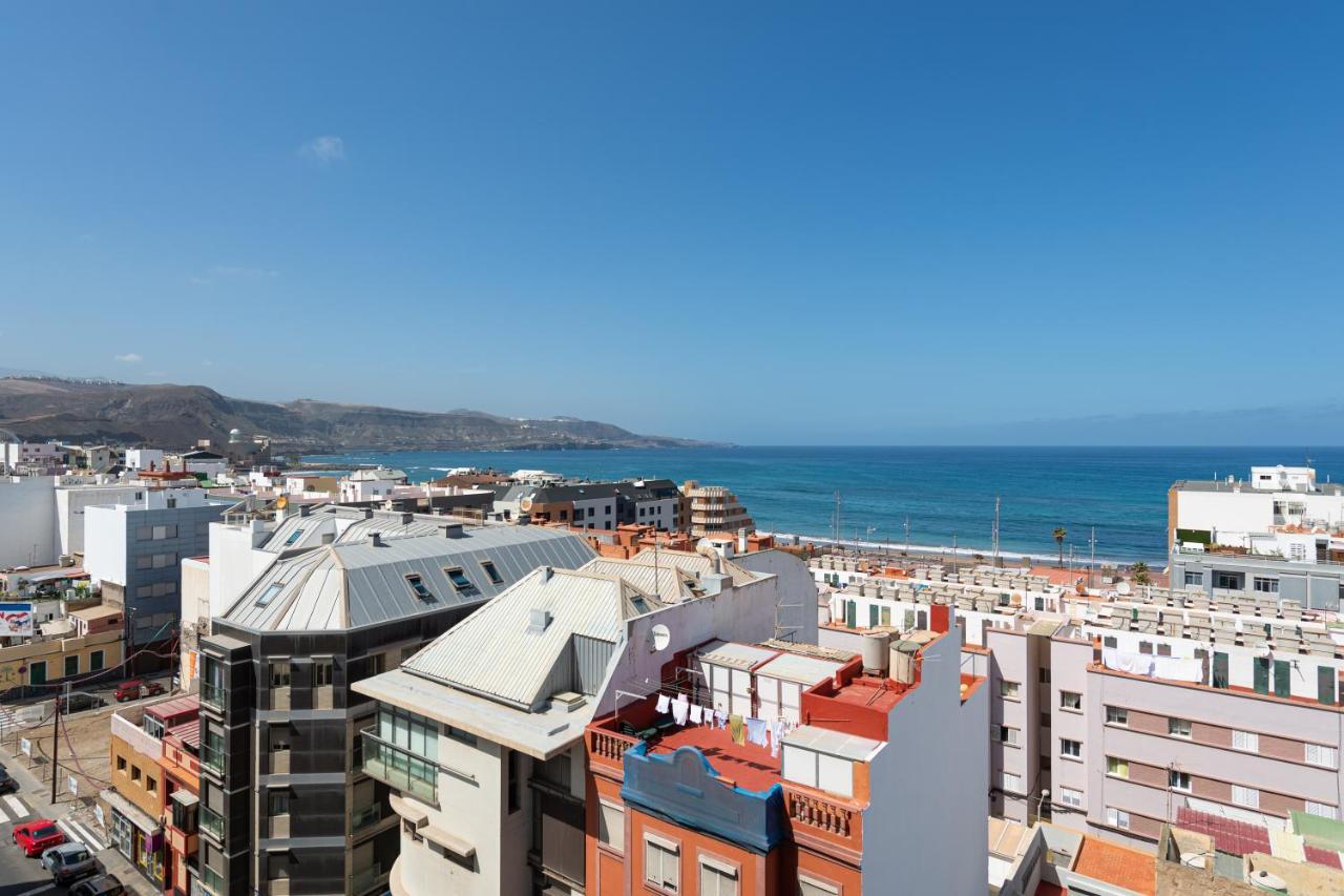Elegant Living With Great Views Of Las Canteras Beach 大加那利岛拉斯帕尔马斯 外观 照片